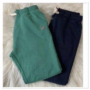 Tracksmith Drawstring Jogger Bundle Green Blue Size Small